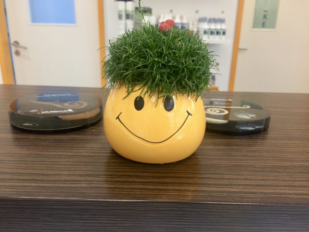 Smiley auf Rezeption Smiley auf Rezeption